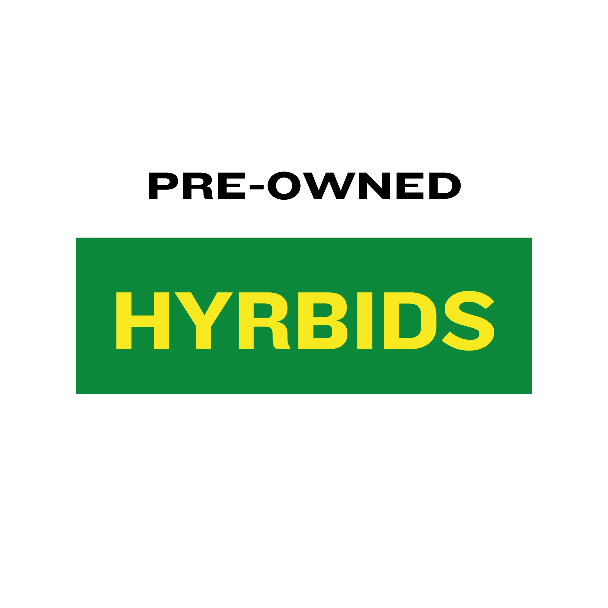 Pre-Owned Hybrids/Crossovers