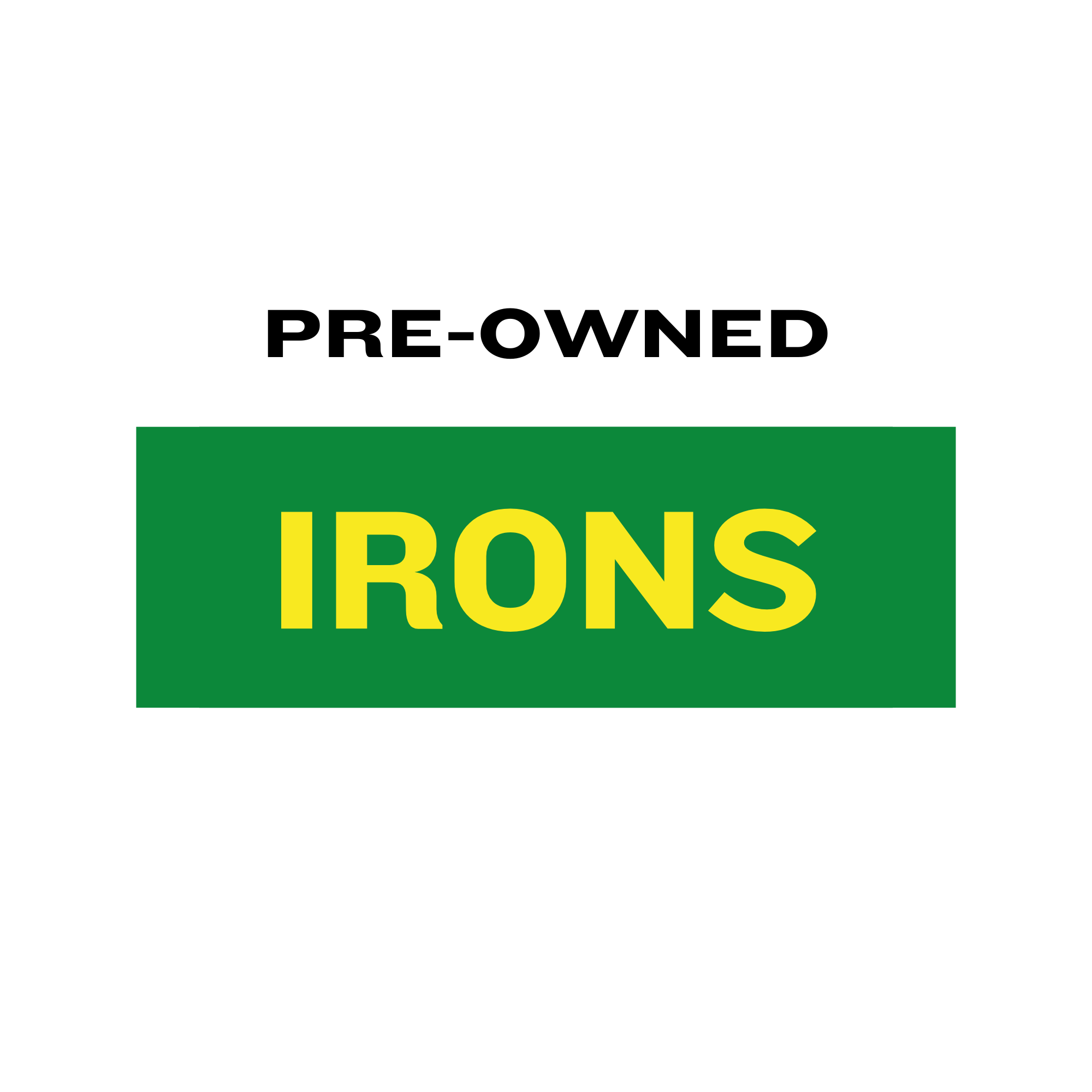 Pre-Owned Irons