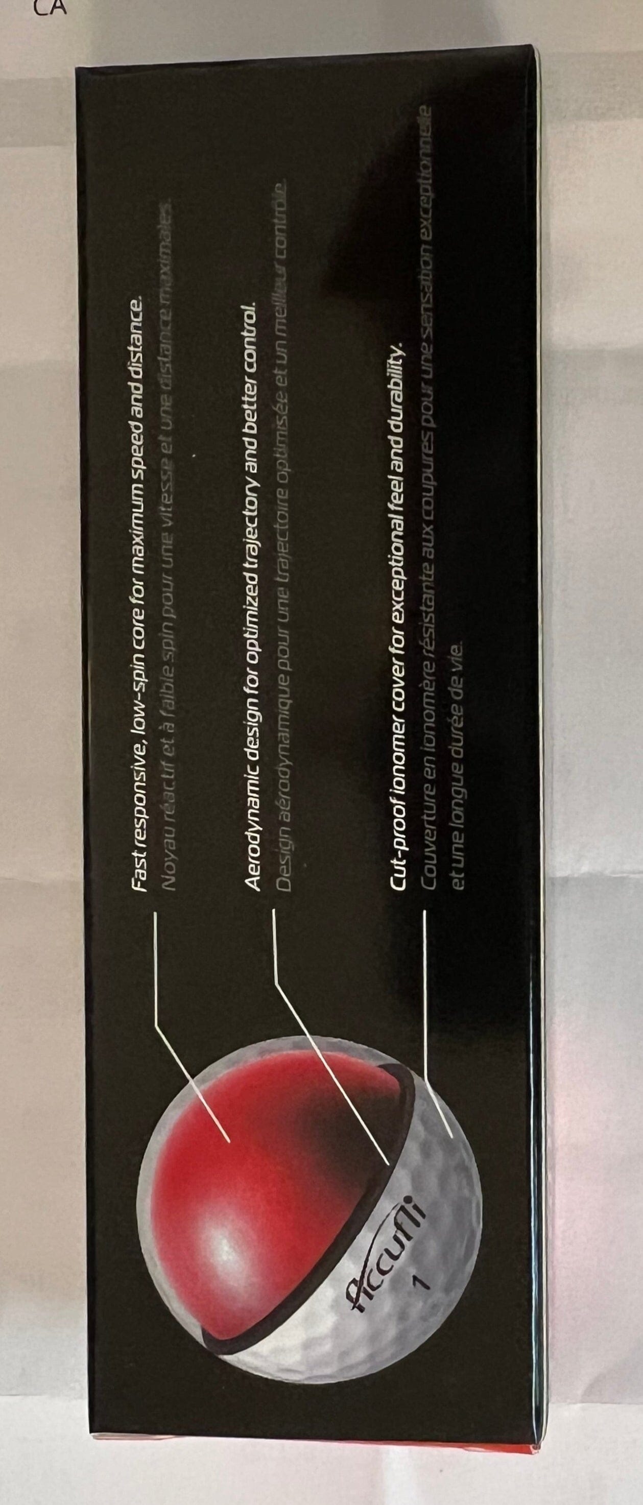 Accufli Max Distance Golf Balls White Golf Balls Accufli