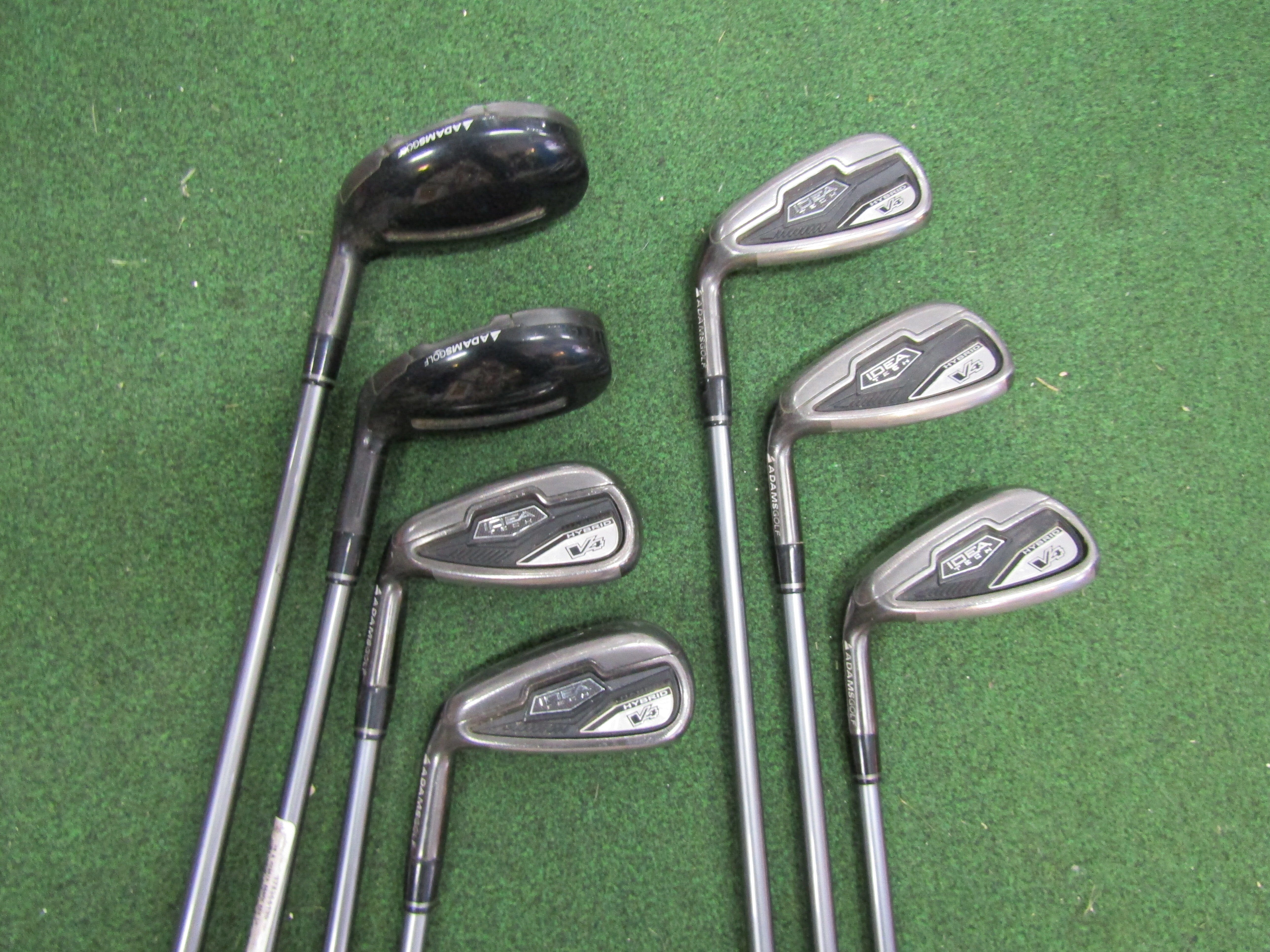 Adams Golf Idea Tech V4.0 7pc Combo Set Regular Graphite Men's Left HC Pre-Owned Combo Set Adams