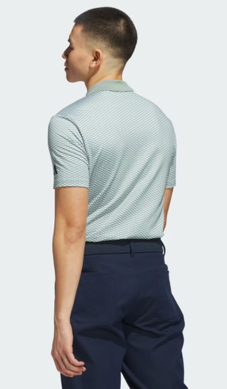 Adidas BTC Textured Polo Men's Olive/White JH1345 Men's Polos Adidas