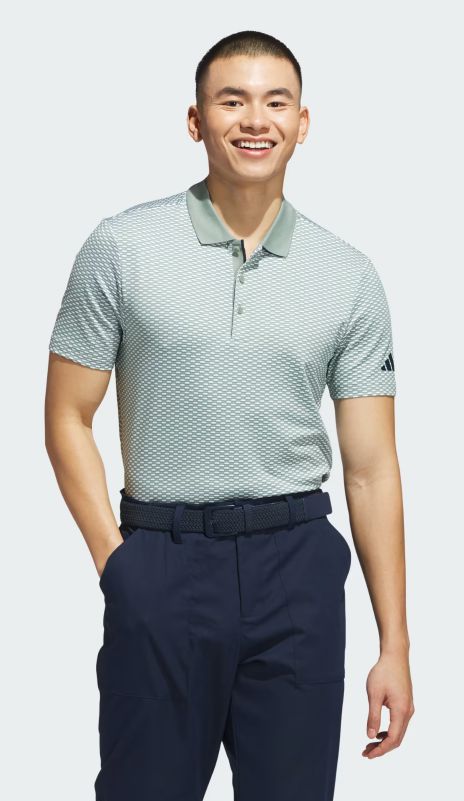 Adidas BTC Textured Polo Men's Olive/White JH1345 Men's Polos Adidas Medium Green Men's