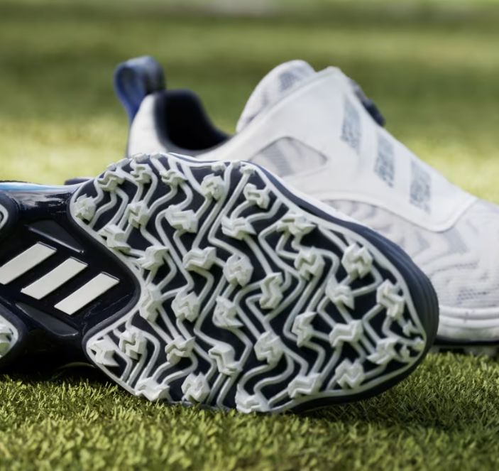 Adidas CodeChaos Boa 25 IH5142 Spikeless Mens Golf Shoes White/Navy Golf Shoes Adidas