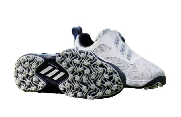Adidas CodeChaos Boa 25 IH5142 Spikeless Mens Golf Shoes White/Navy Golf Shoes Adidas