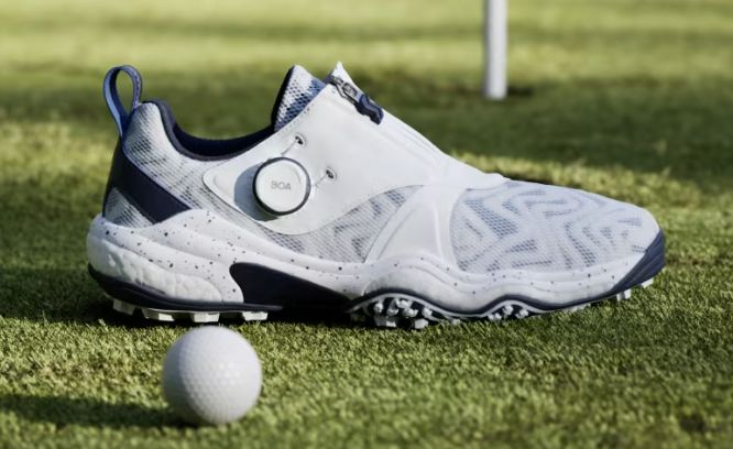 Adidas CodeChaos Boa 25 IH5142 Spikeless Mens Golf Shoes White/Navy Golf Shoes Adidas