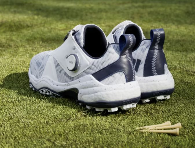 Adidas CodeChaos Boa 25 IH5142 Spikeless Mens Golf Shoes White/Navy Golf Shoes Adidas