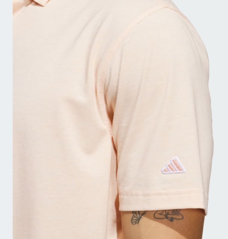 Adidas Go-To Polo Men's Powder Coral Melon JJ1721 Men's Polos Adidas