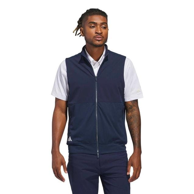Adidas Men's Tour Full Zip Vest IK3061 Men's Jacket Adidas Medium Navy