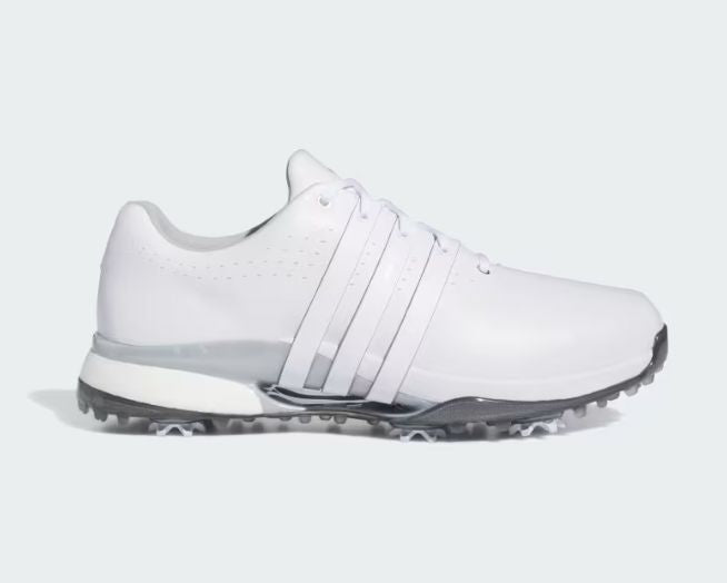 Adidas Men's Tour360 24 Spiked Golf Shoe - White Golf Shoes Adidas 9