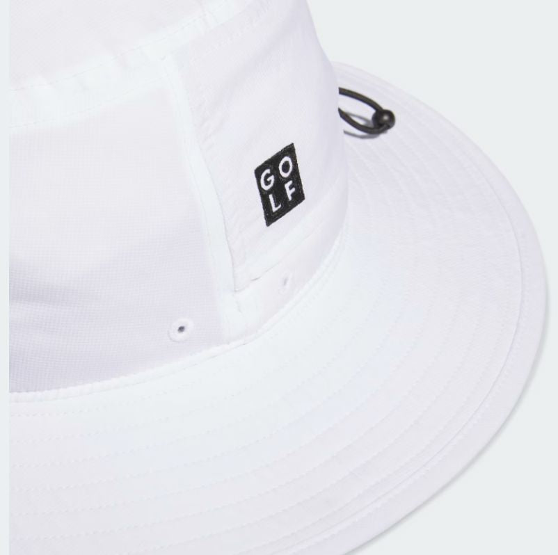 Adidas Men's Wide Brim Hat White HS5473 Golf Hat Golf Stuff
