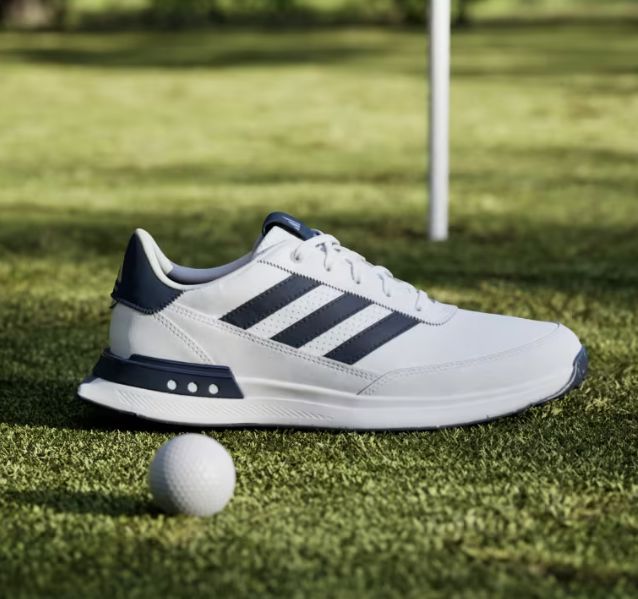 Adidas S2G 24 Spikeless Golf Shoes - White/Navy Golf Shoes Adidas