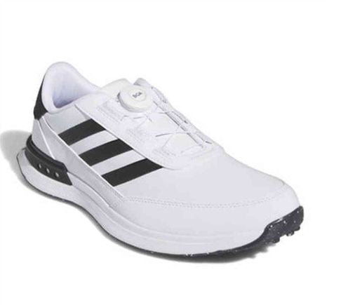 Adidas S2G BOA 24 Spikeless Golf Shoes - White Golf Shoes Adidas