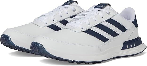 Adidas S2G SL Leather 24 IF6606 Men's Spikeless White/Navy Golf Shoes Men's Spikeless Golf Shoes Adidas