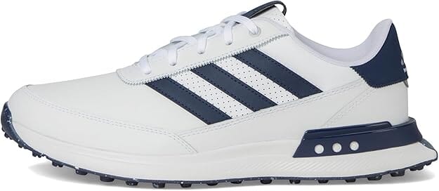 Adidas S2G SL Leather 24 IF6606 Men's Spikeless White/Navy Golf Shoes Men's Spikeless Golf Shoes Adidas
