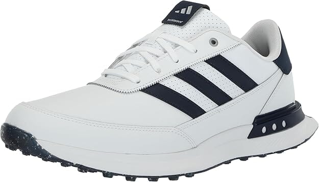 Adidas S2G SL Leather 24 IF6606 Men's Spikeless White/Navy Golf Shoes Men's Spikeless Golf Shoes Adidas 9.5 Medium Men's