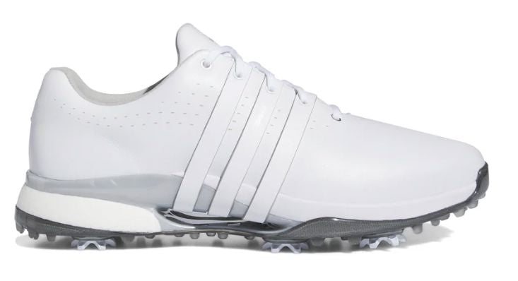 Adidas Tour360 24 IF0248 White/Silver Golf Shoes Adidas 11 Wide Men's