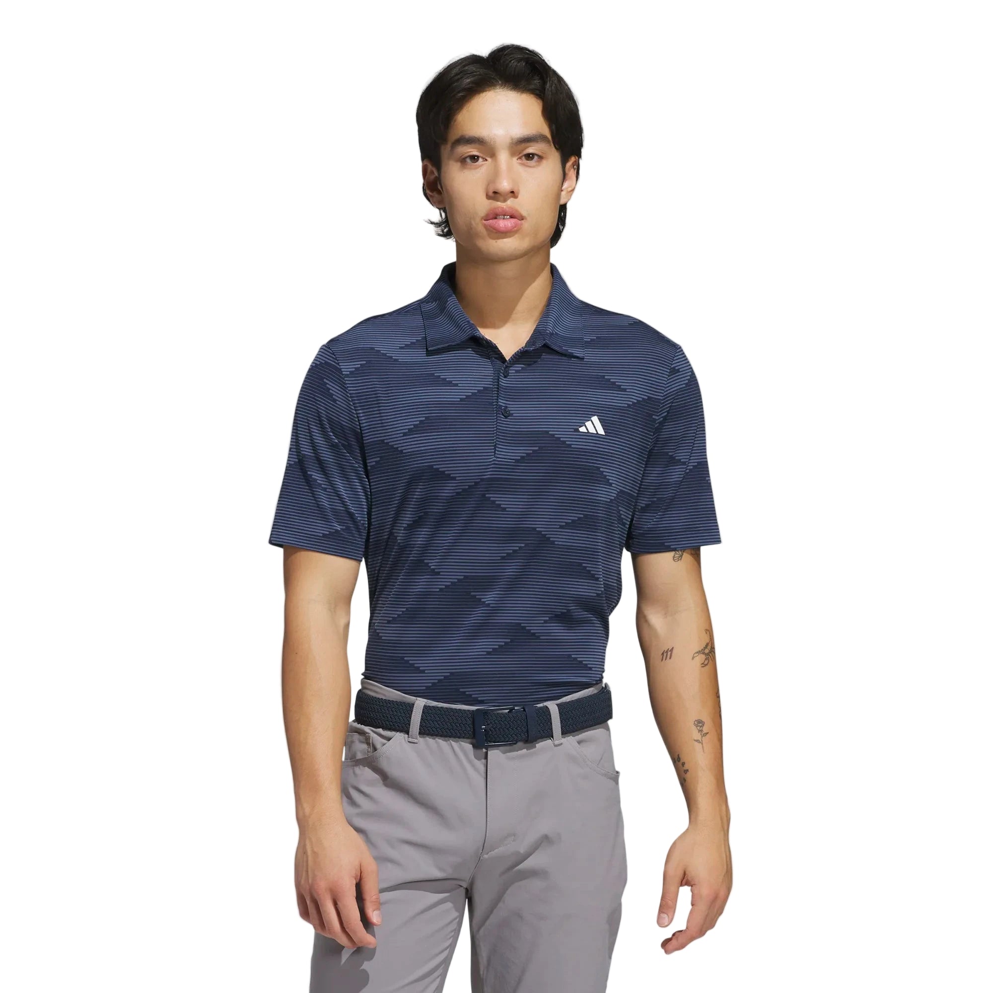 Adidas Ultimate Speed Stripe Polo Men's Navy JN9136 Men's Polos Adidas