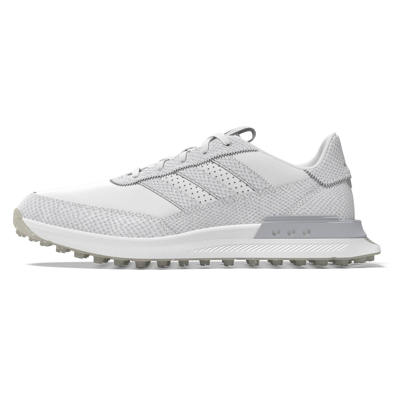 Adidas W S2G SL Leather 25 JI4037 Women's Spikeless White/Silver Golf Shoes Women's Golf Shoes Adidas 8 Medium Women
