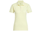 Adidas Women's Ultimate Twist Short Sleeve Polo JC9223 Powder Yellow Women's Polos Adidas Medium Women's Yellow