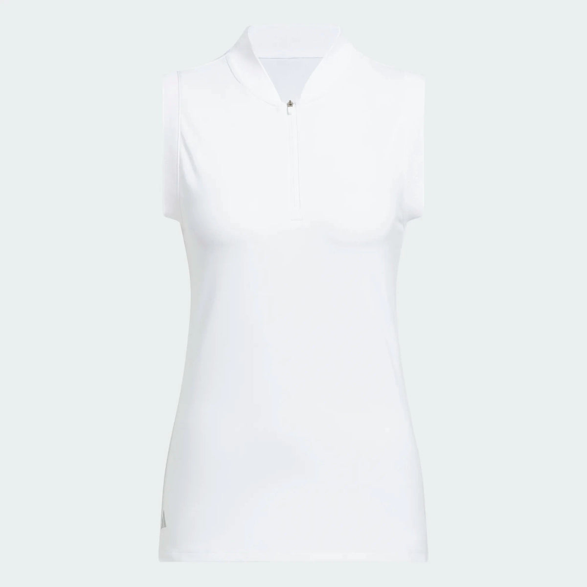Adidas Women's Ultimate Zip Sleeveless Polo JC9239 White – Golf Stuff