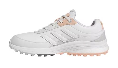 Adidas Zoysia Spikeless Women's Golf Shoe IH2243 White/Grey/Coral Spikeless Golf Shoe Adidas