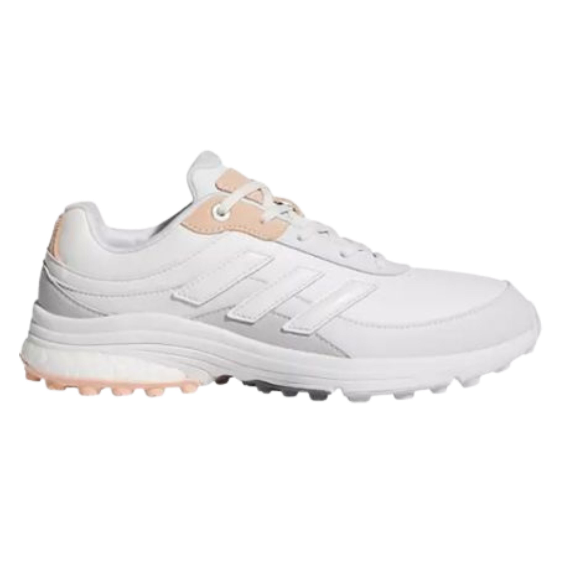 Adidas Zoysia Spikeless Women's Golf Shoe IH2243 White/Grey/Coral Spikeless Golf Shoe Adidas