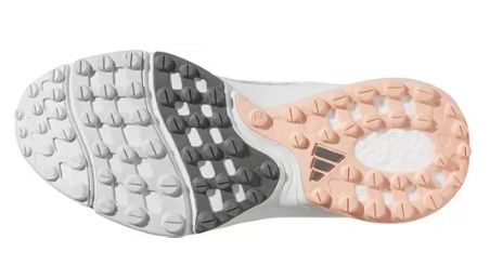 Adidas Zoysia Spikeless Women's Golf Shoe IH2243 White/Grey/Coral Spikeless Golf Shoe Adidas