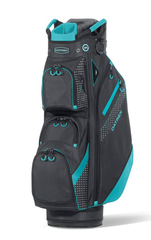 Bag Boy DG Lite III Cart Bag Cart Bag BagBoy Black/Turqoise/White Dots