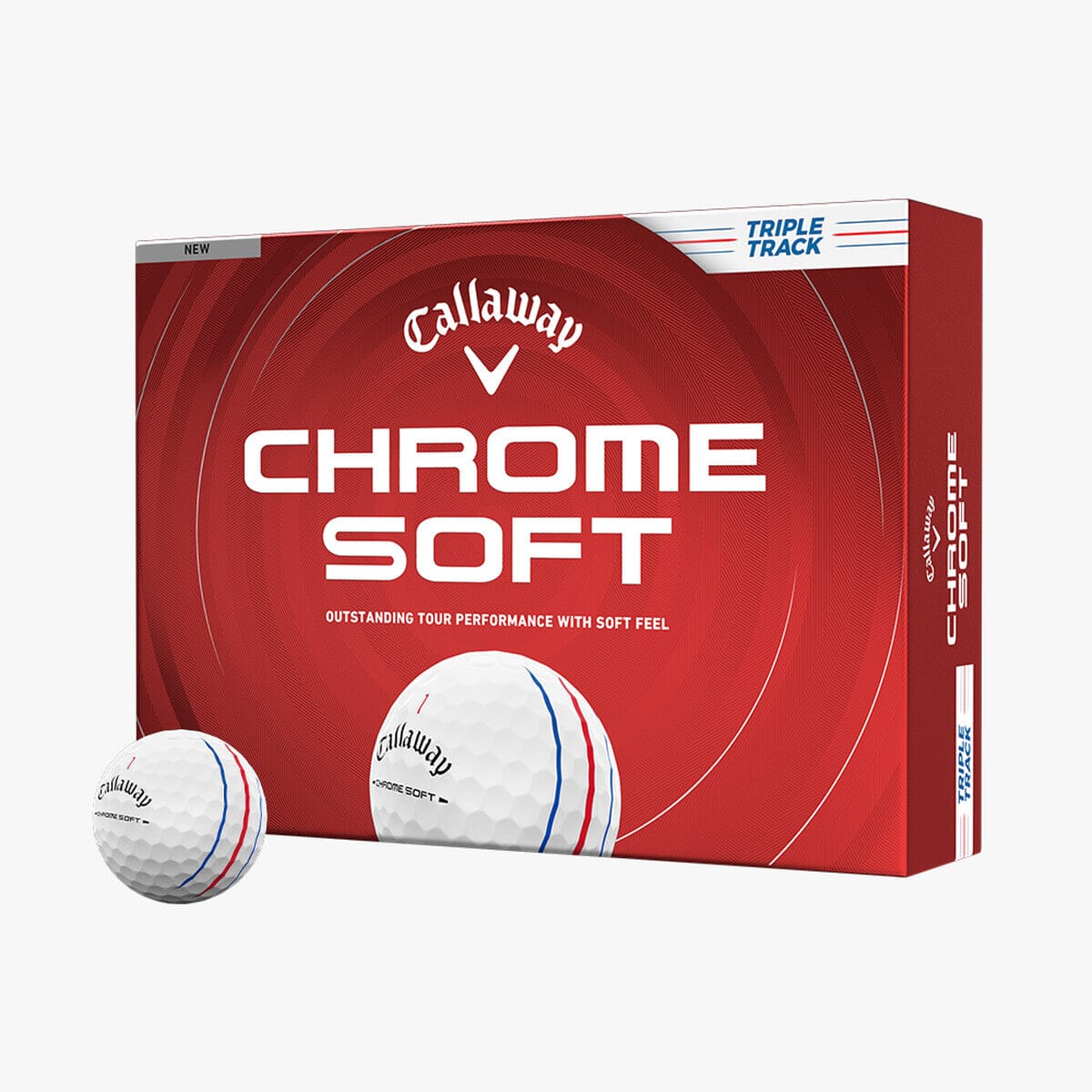 Callaway Chrome Soft Triple Track 2026 Golf Balls Callaway Box/12 White