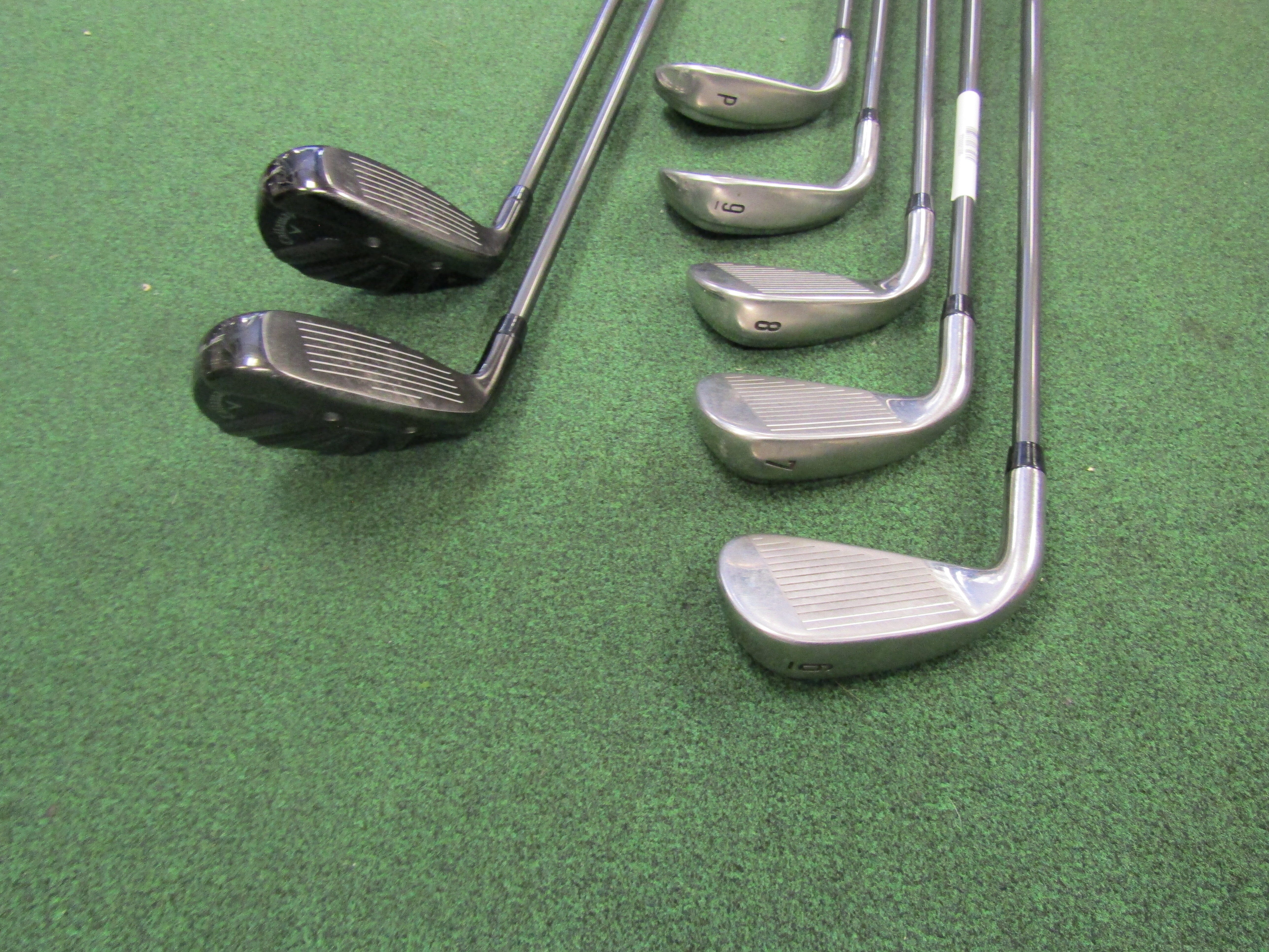 Callaway Rogue X #4H, 5H, 6-PW Combo 7pc Set R Flex Graphite MRH Pre-Owned Iron Sets Callaway