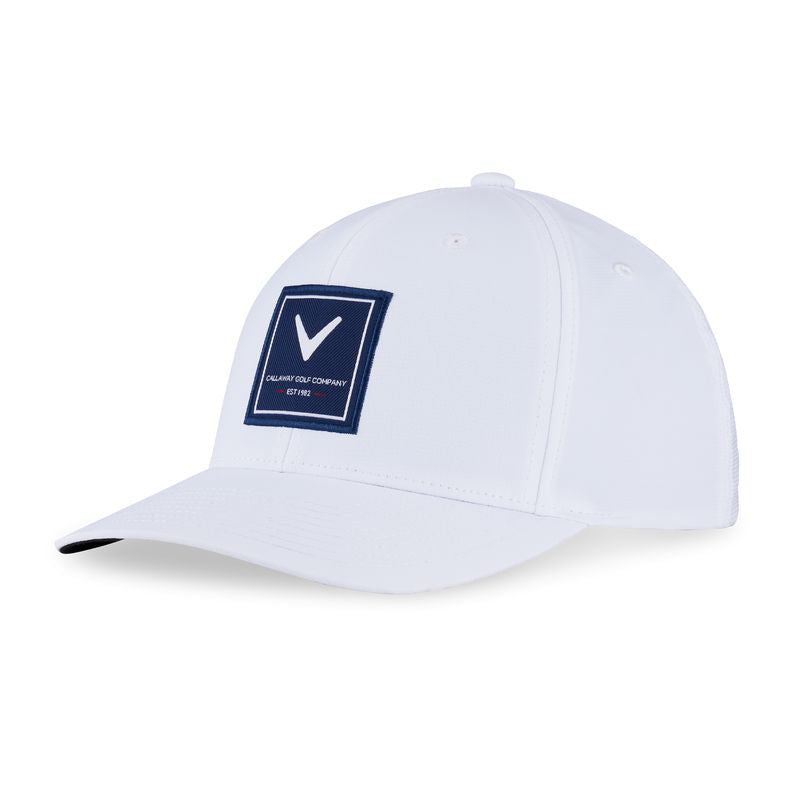 Callaway Rutherford Hat White/Navy Hats Callaway White