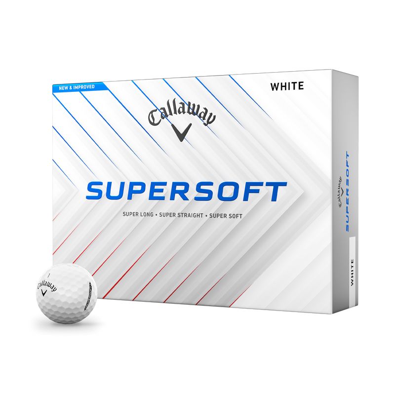 Callaway SuperSoft Golf Balls 2025 Golf Balls Callaway White Box/12