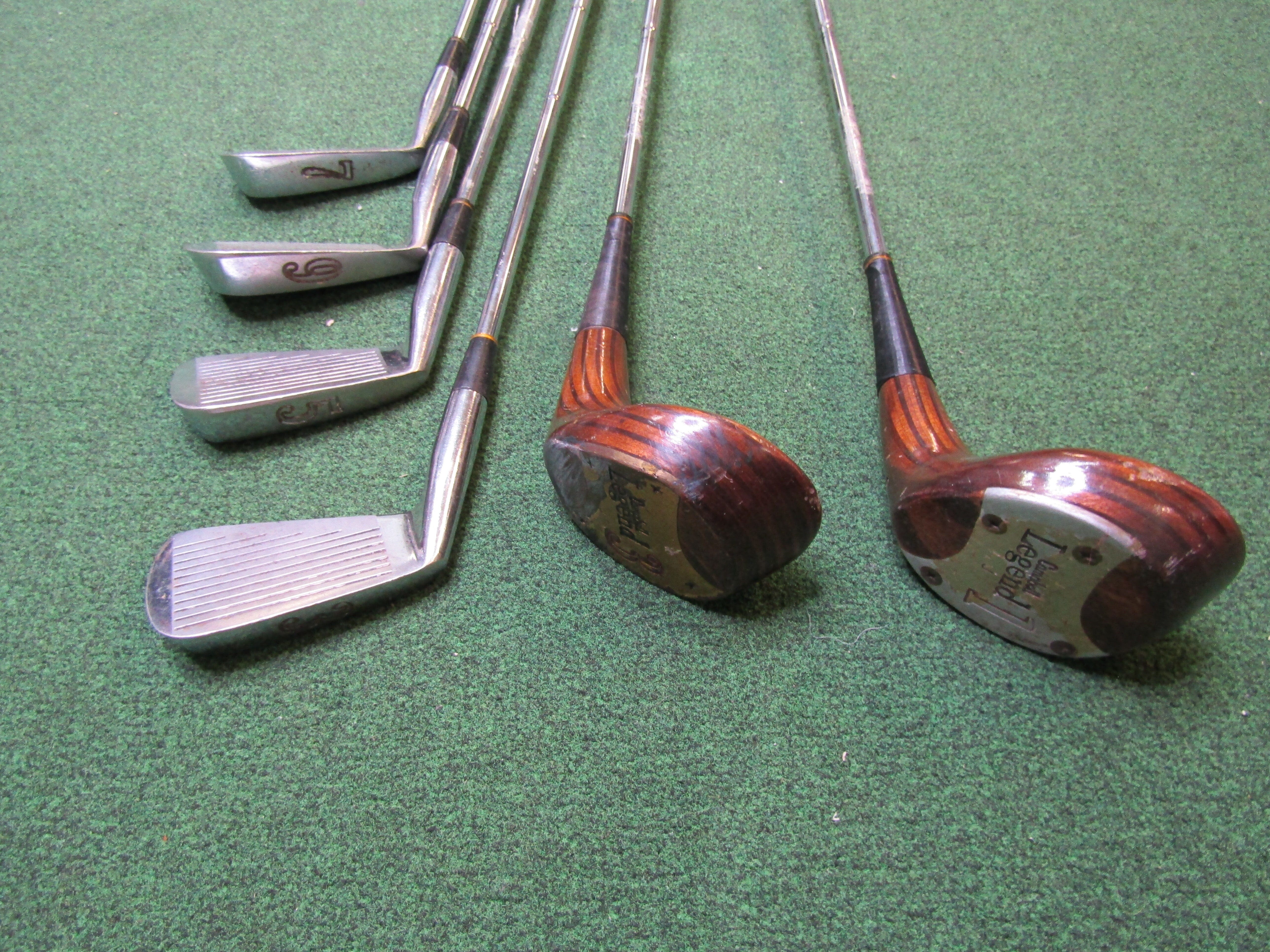 Campbell Legend 6pc Combo Set Regular Steel Right Pre-Owned Golf Sets Campbell