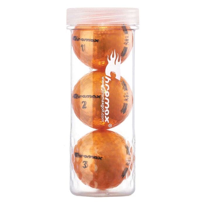 Chromax M5 Golf Balls 3pack Golf Balls Chromax Orange