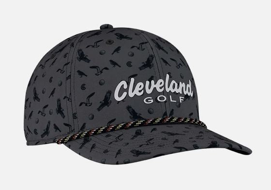 Cleveland Golf Pattern Rope Hat Golf Stuff Black