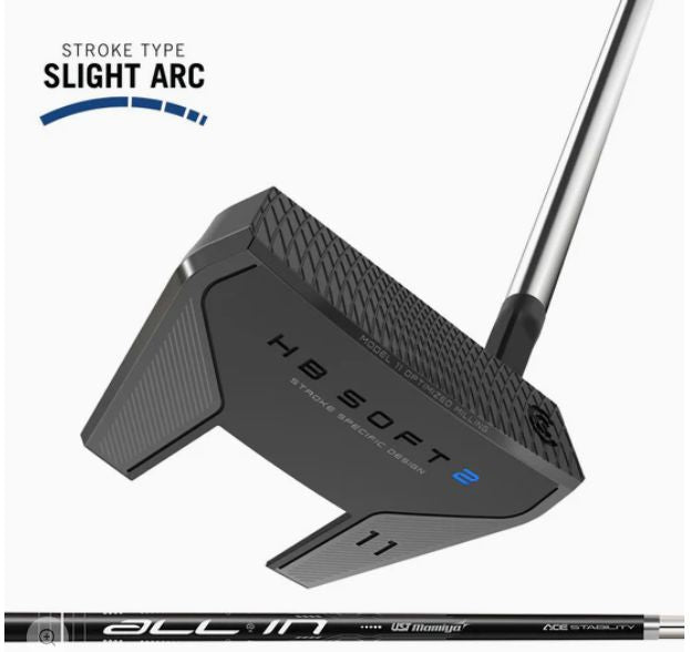Cleveland HB Soft 2 Black #11S Putter Putters Cleveland Golf Right 34" Cleveland HB SOFT 2/ Slight/All in Shaft
