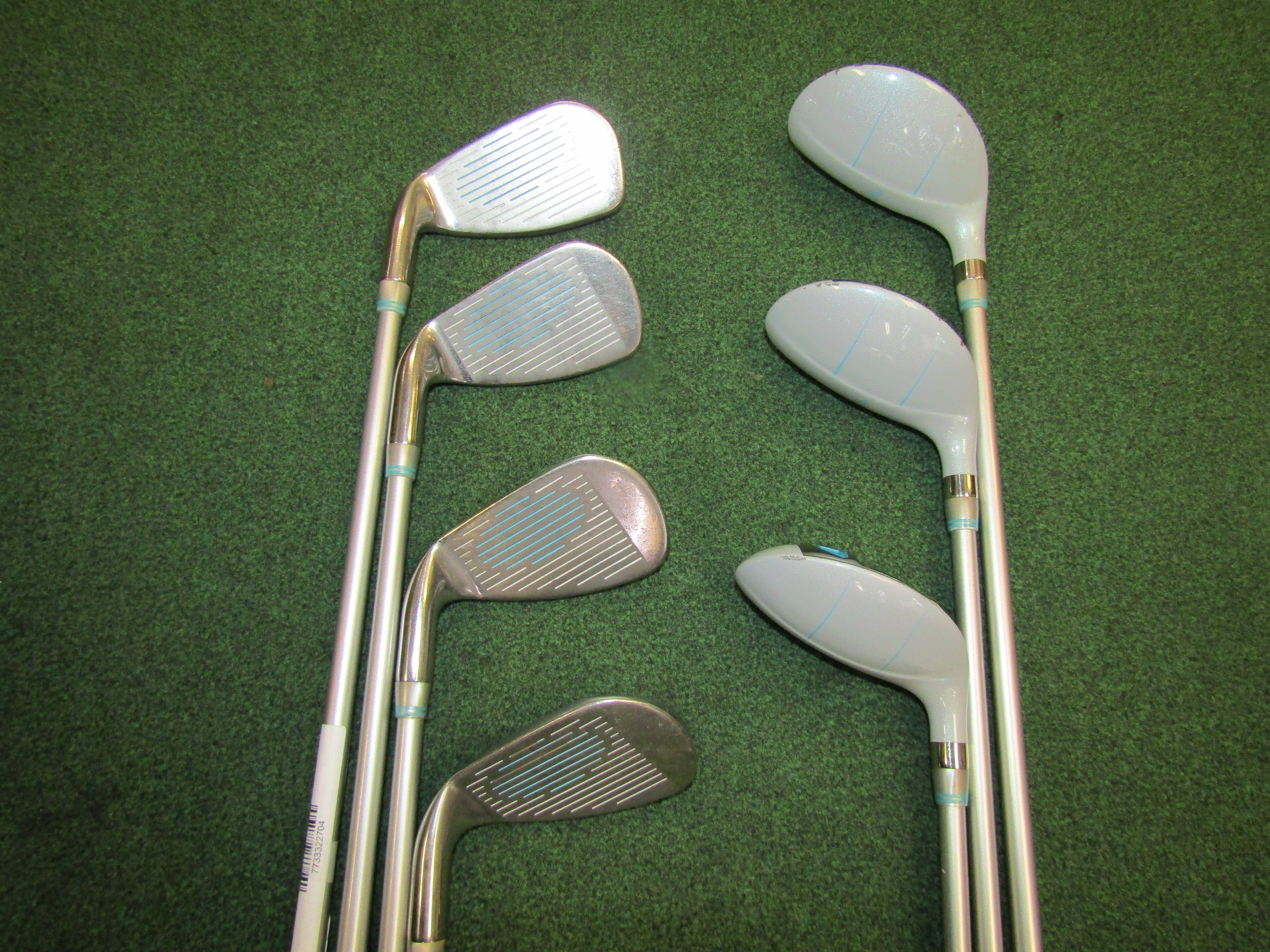 Cobra Baffler #4H, 5H, 6H, #8-PW, SW 7pc Iron Set Ladies Flex Graph. Ladies Right Women's Pre-Owned Iron Sets Cobra