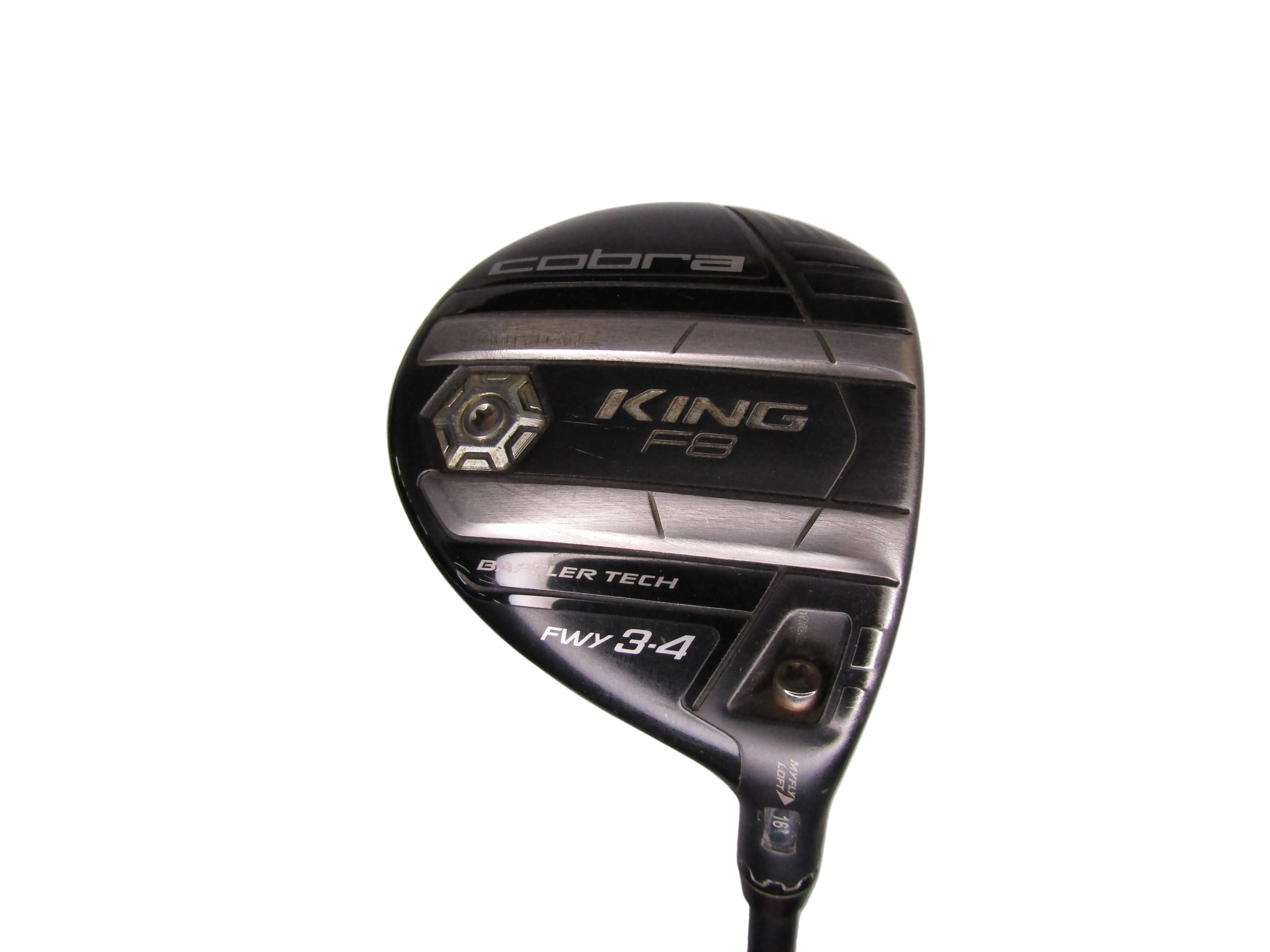 Cobra King F8 #3/4 Wood Regular Flex Graphite Shaft Men's Right HC Pre-Owned Fairway Woods Cobra