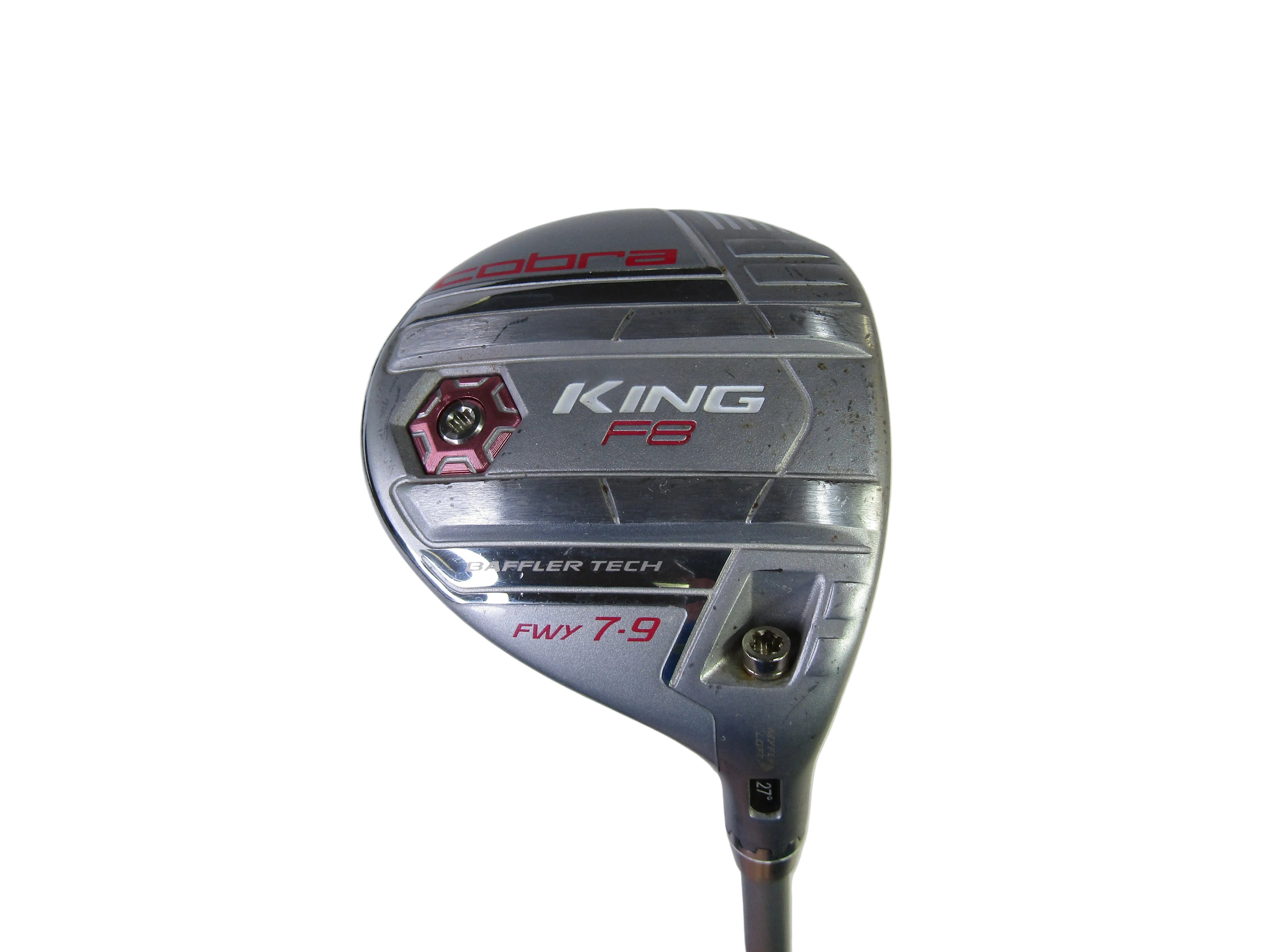 Cobra King F8 #7-9 Silver/Pink FW Women's Flex Graphite Ladies Right Women's Pre-Owned Fairway Woods Cobra