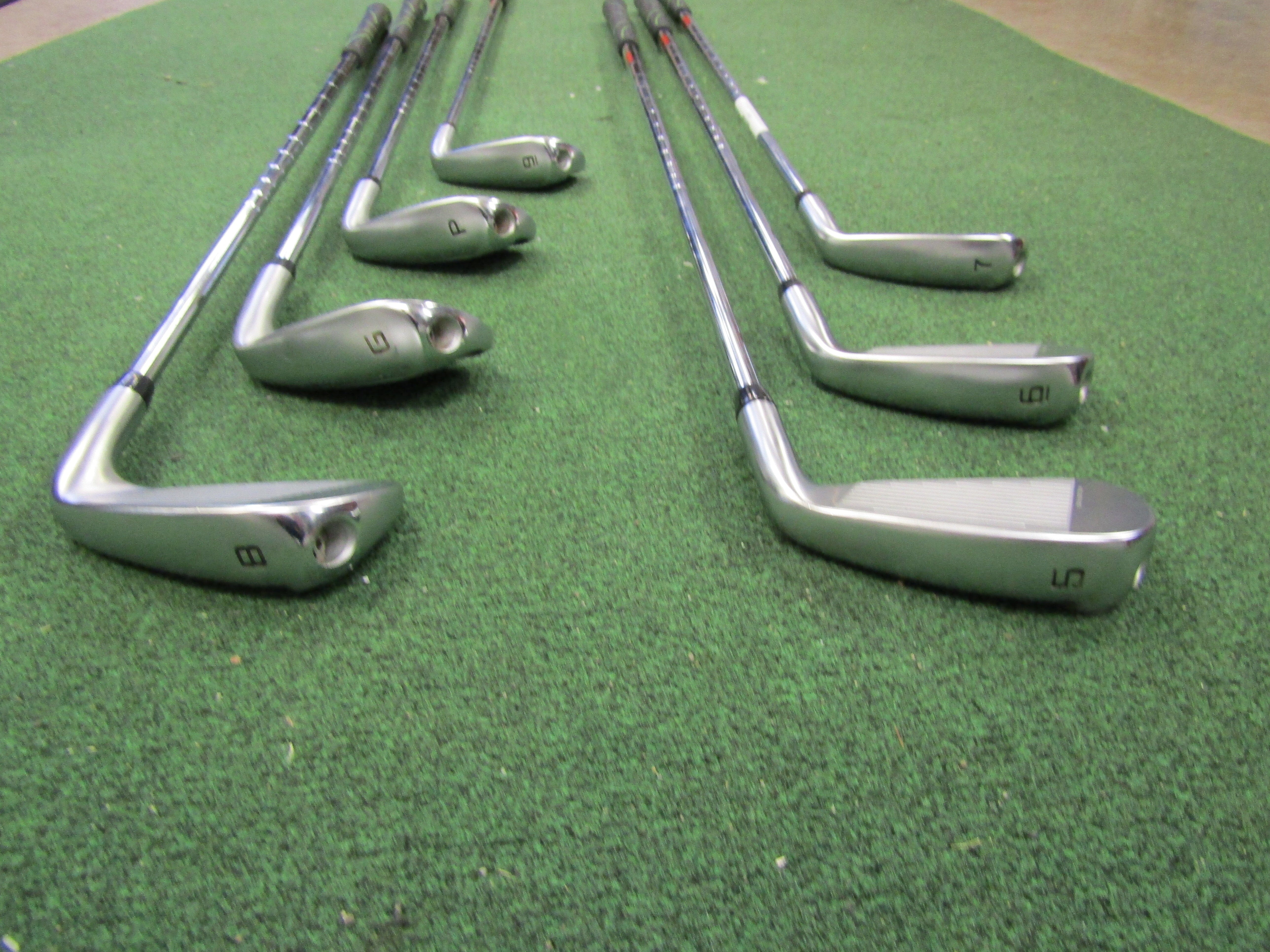 Cobra Rad Speed #5-PW, GW 7 pc. Iron Set Regular Flex Steel Men's Left Pre-Owned Iron Sets Cobra