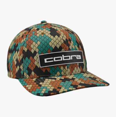 Cobra Tour Tech Cap Snakeskin Camo Golf Hat Hats Cobra