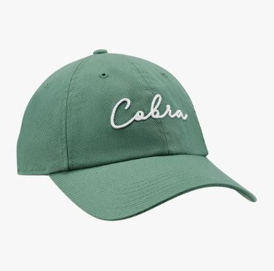 Cobra Women's Sunset Script Eucalyptus Golf Cap Hats Cobra Green