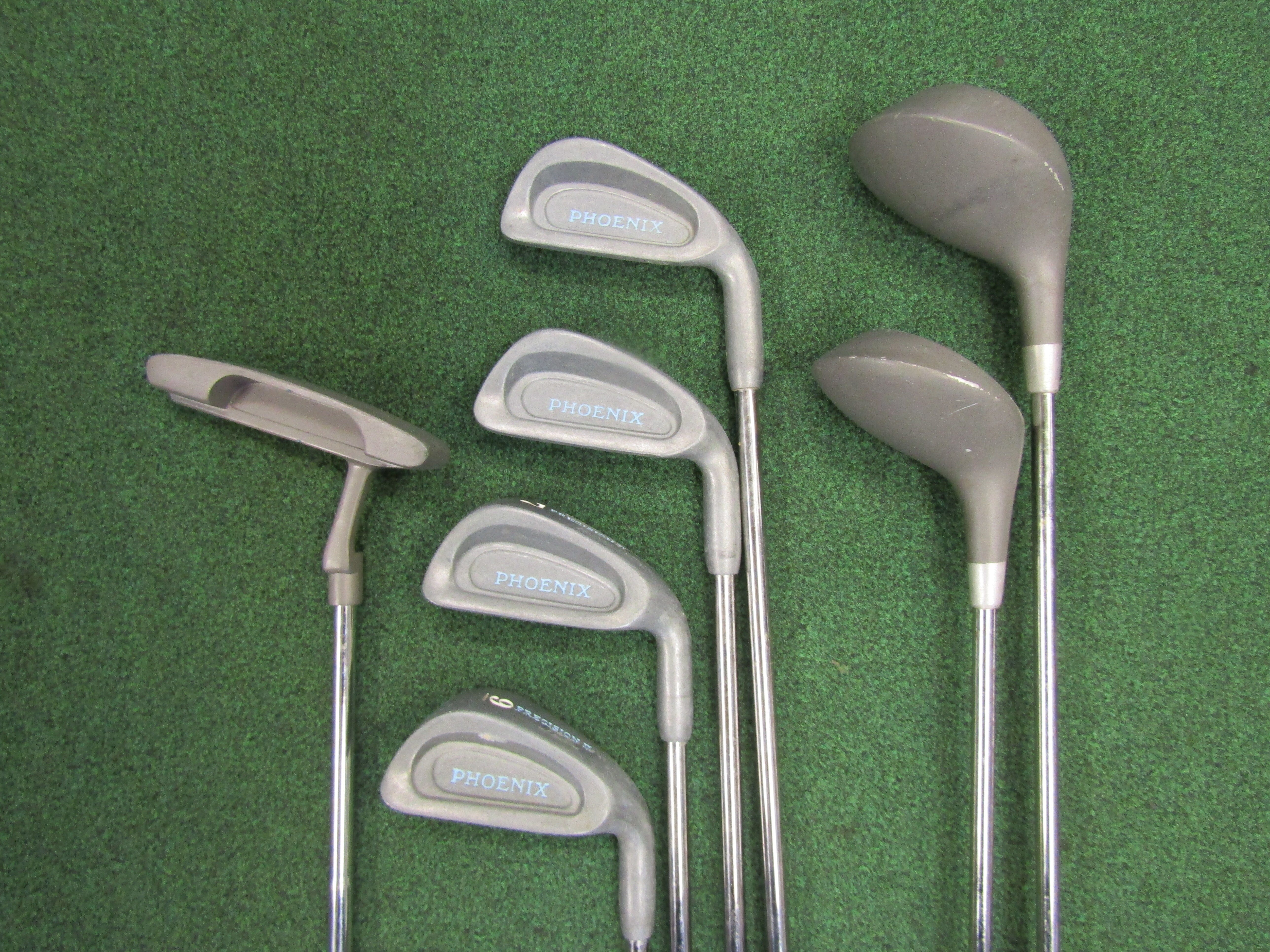 Cosmo Golf Precision II 7 pc. Golf Set Regular Flex Steel Ladies Right Women's Pre-Owned Complete Sets Cosmo Golf