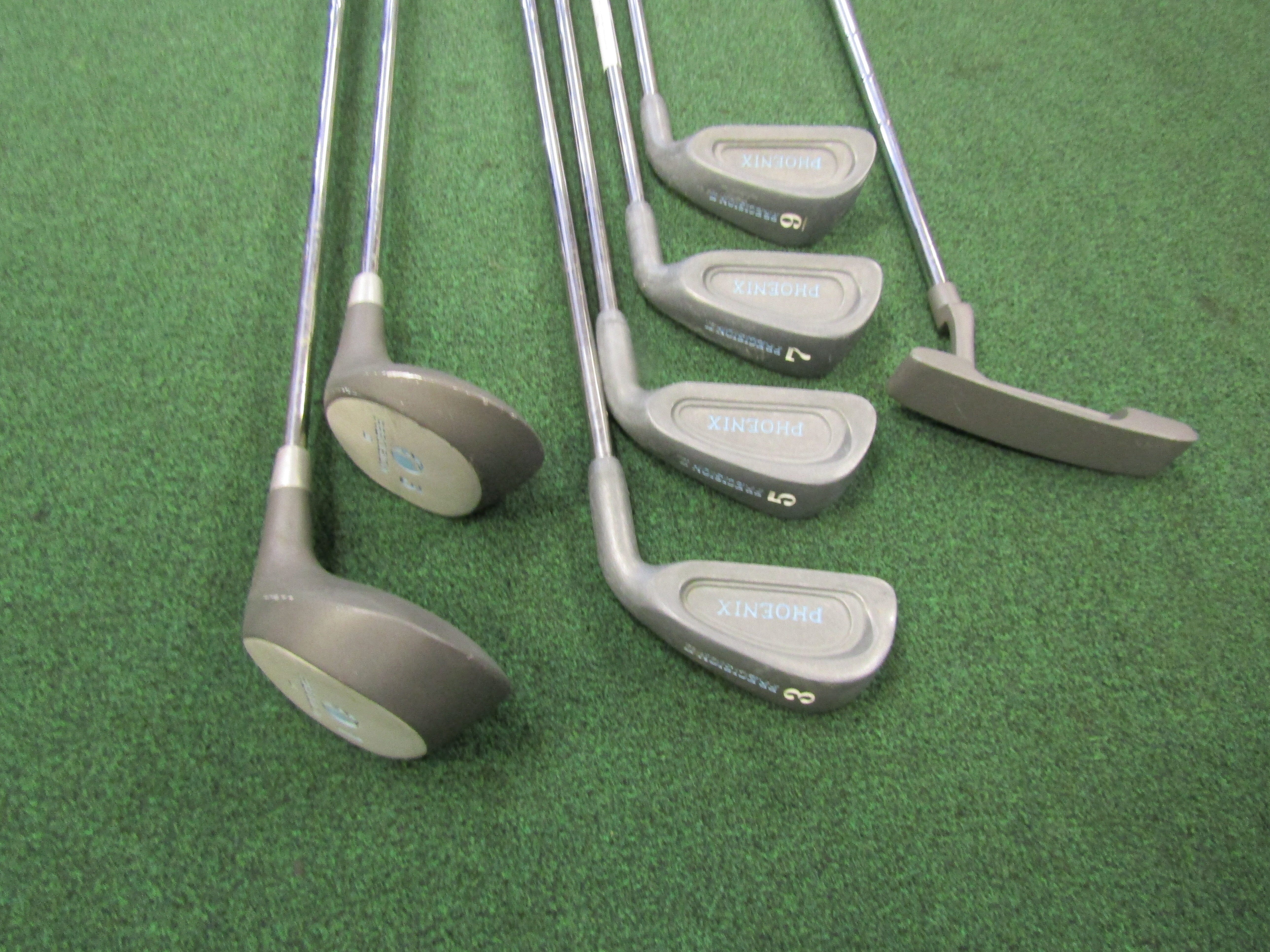 Cosmo Golf Precision II 7 pc. Golf Set Regular Flex Steel Ladies Right Women's Pre-Owned Complete Sets Cosmo Golf