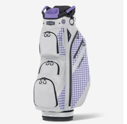 Datrek DG Lite III Cart Bag Stand Bag BagBoy White/Lavender/Checkered