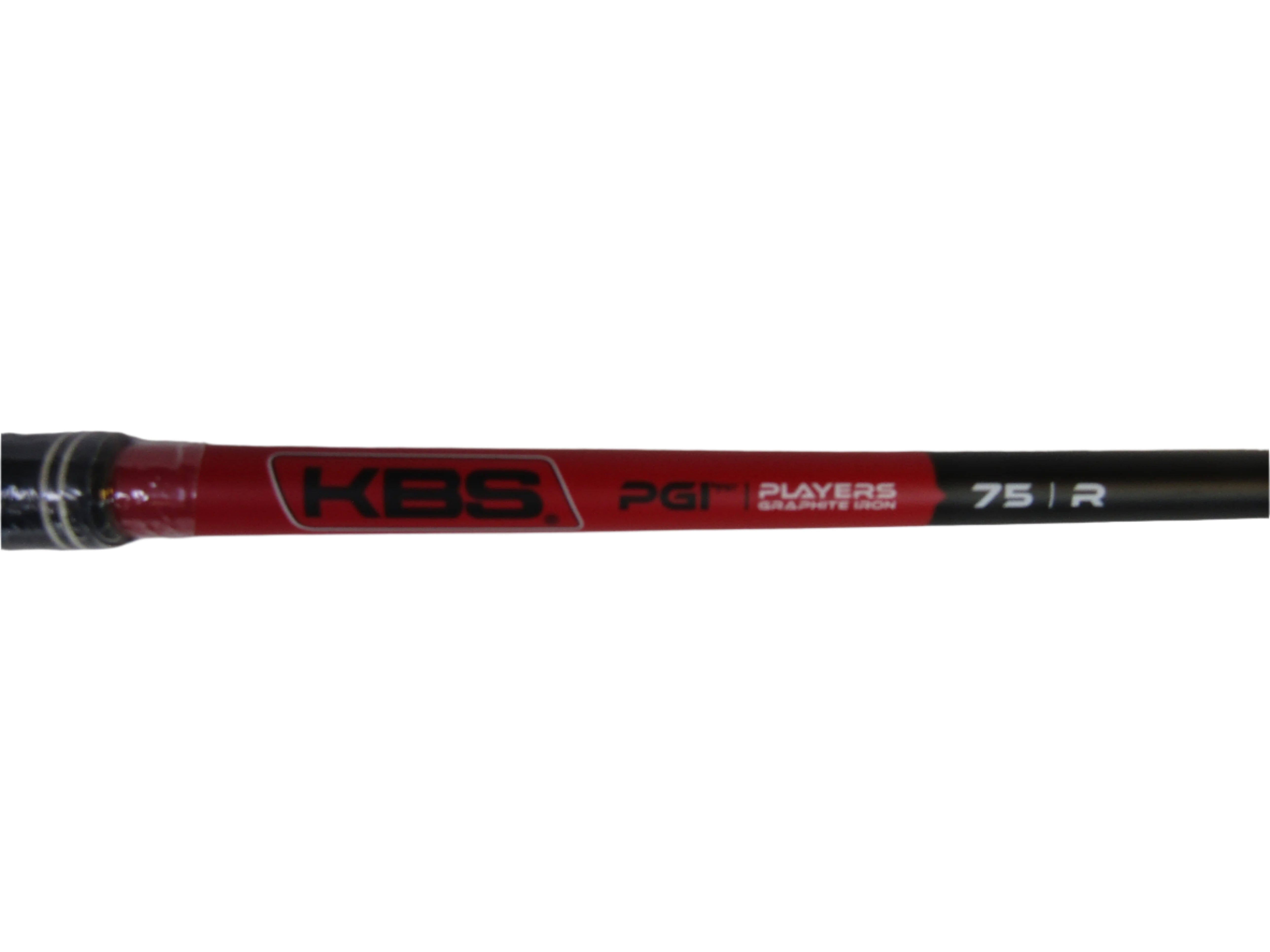 *DEMO* KBS PGI 75 One Length #4 H Reg. Flex Graphite w/ Cobra RH LTDx / Speedzone / F9 / Dark Speed adapter Demo Shaft KBS