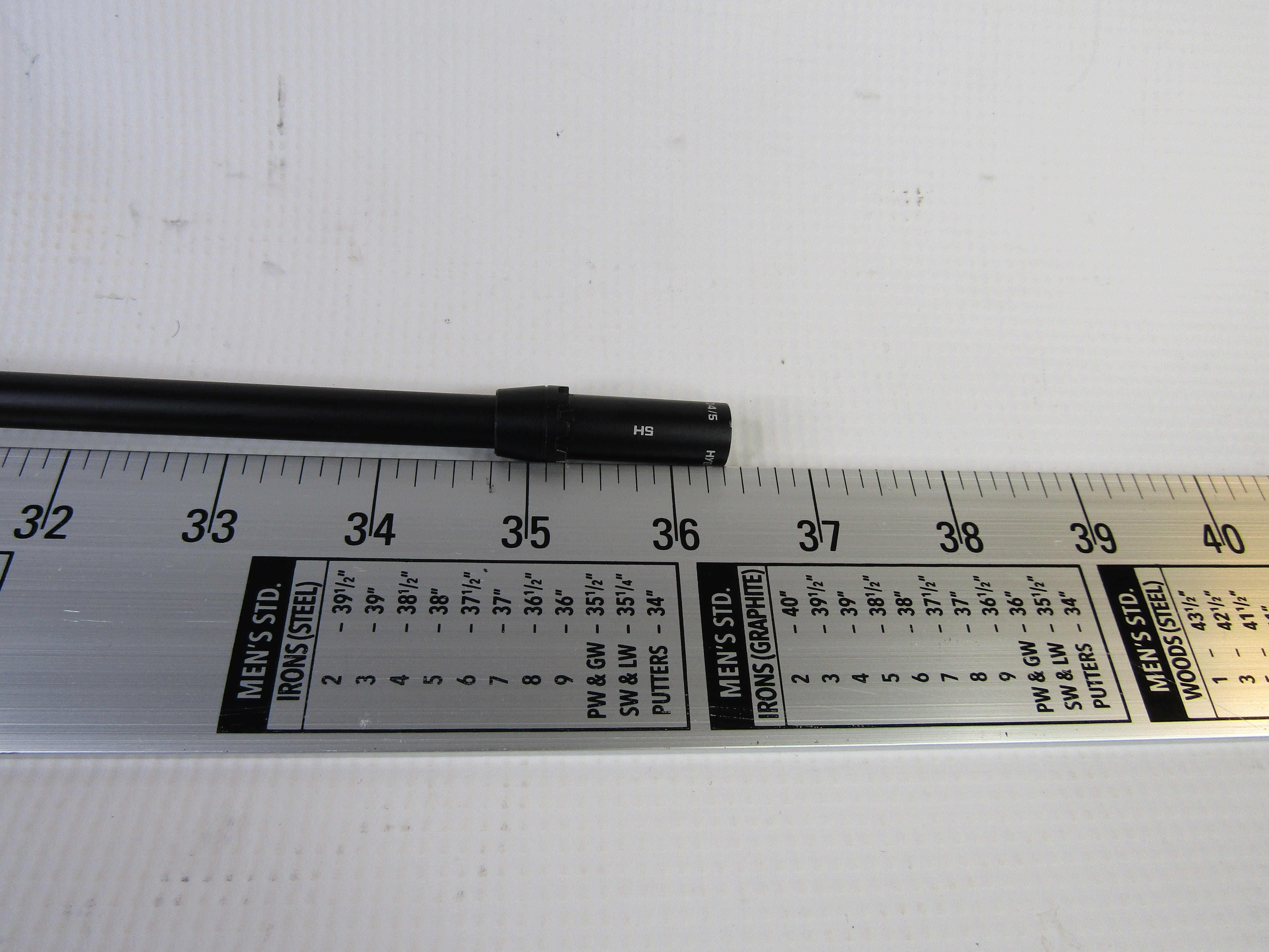 *DEMO* KBS PGI 75 One Length #4 H Reg. Flex Graphite w/ Cobra RH LTDx / Speedzone / F9 / Dark Speed adapter Demo Shaft KBS