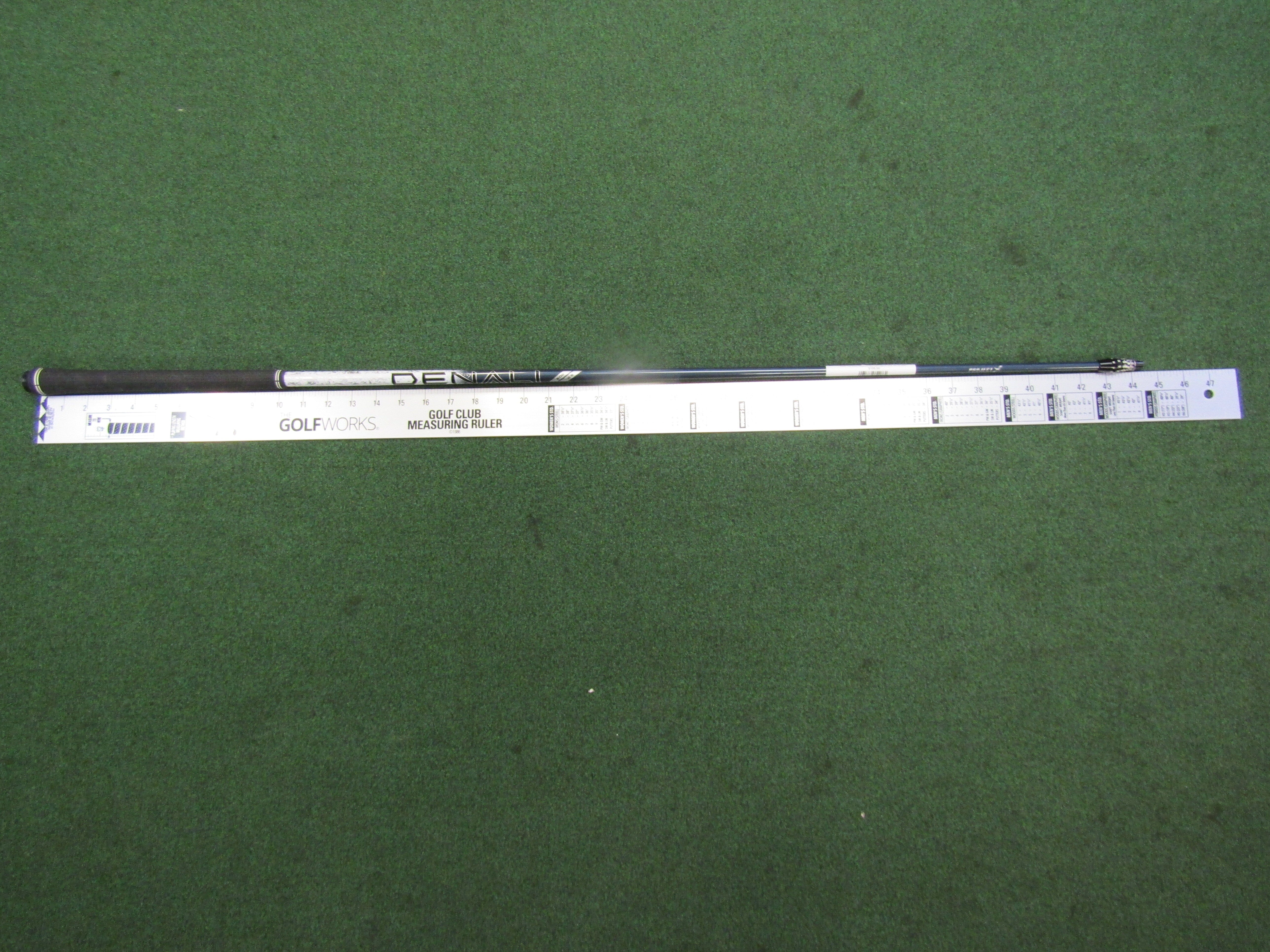 *DEMO* True Temper Denali Blue 60g X-Stiff Graph. Dr. Shaft w/RH DS-ADAPT Adapter Demo Shaft True Temper