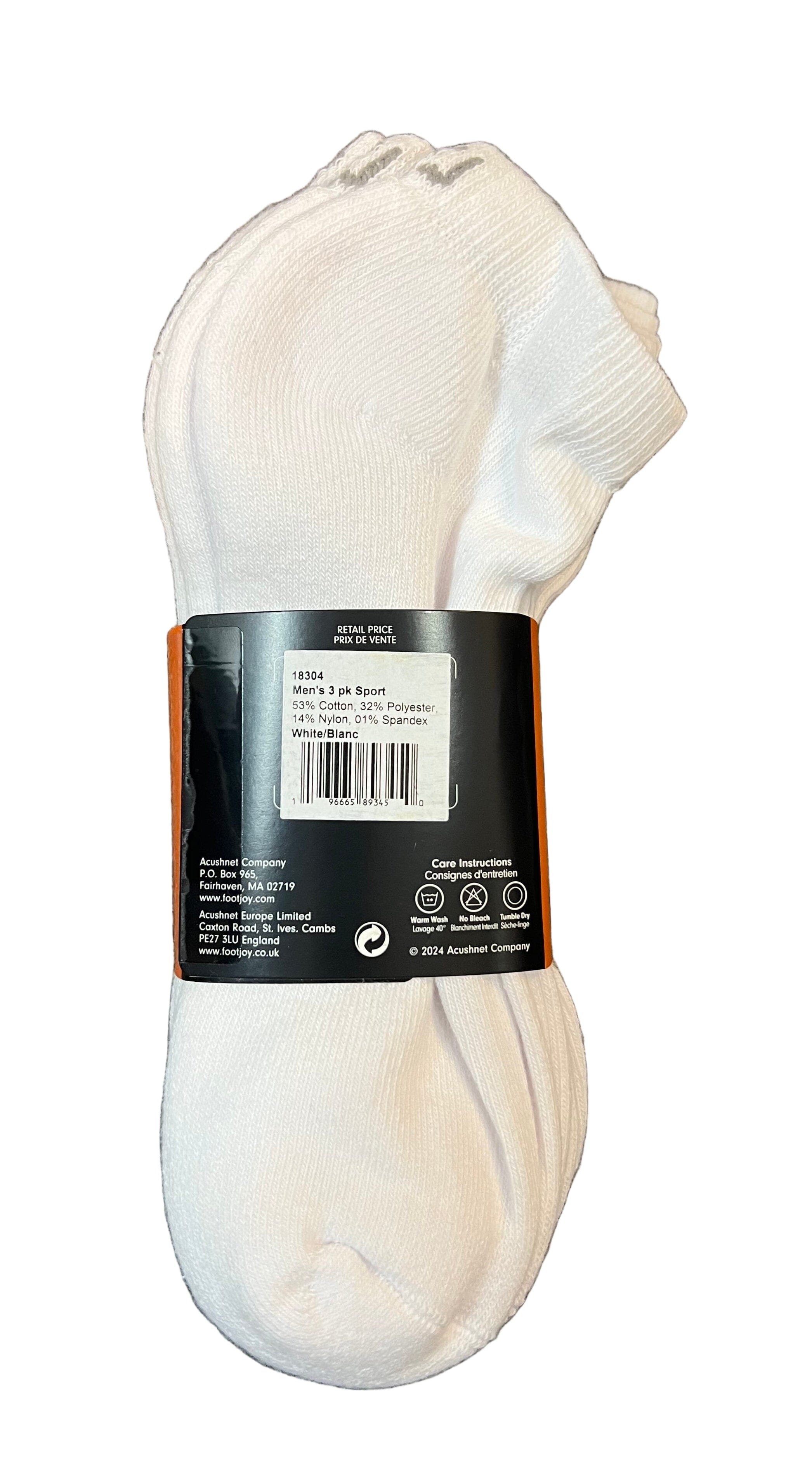 FootJoy ComfortSof 3 Pack Men's Socks 18304 Socks Foot Joy