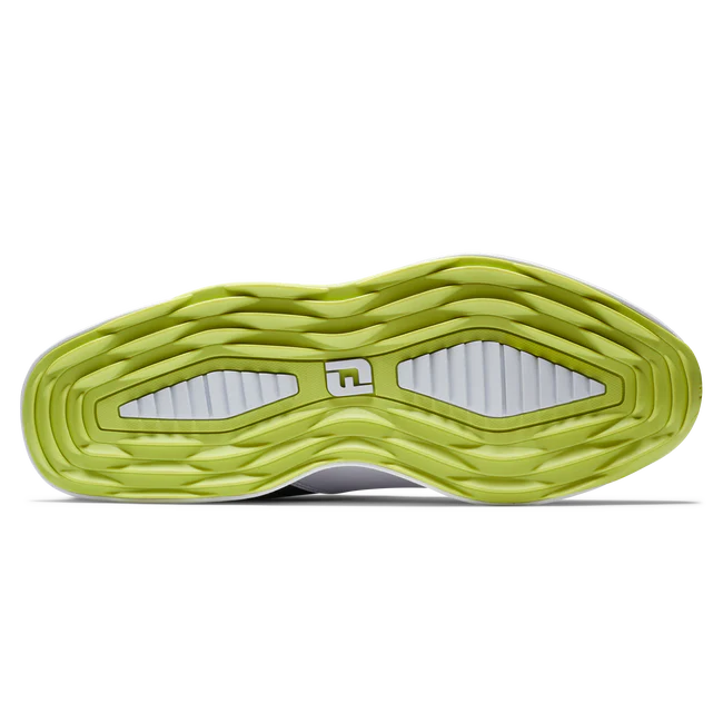 Footjoy Men's ProLite Spikeless Golf Shoe - White/Navy/Lime Golf Stuff - Save on New and Pre-Owned Golf Equipment